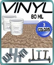 (16ft) 80 Mil Pontoon Vinyl Flooring Kit 