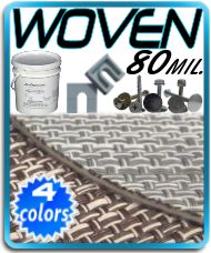 (16ft) 80 Mil Woven Vinyl Flooring Kit