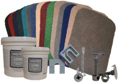 16oz Pontoon Carpet Kit (8.5' W x 20' L)