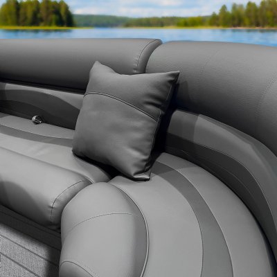 Durable pontoon throw pillows