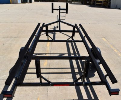 pontoon single axle trailer